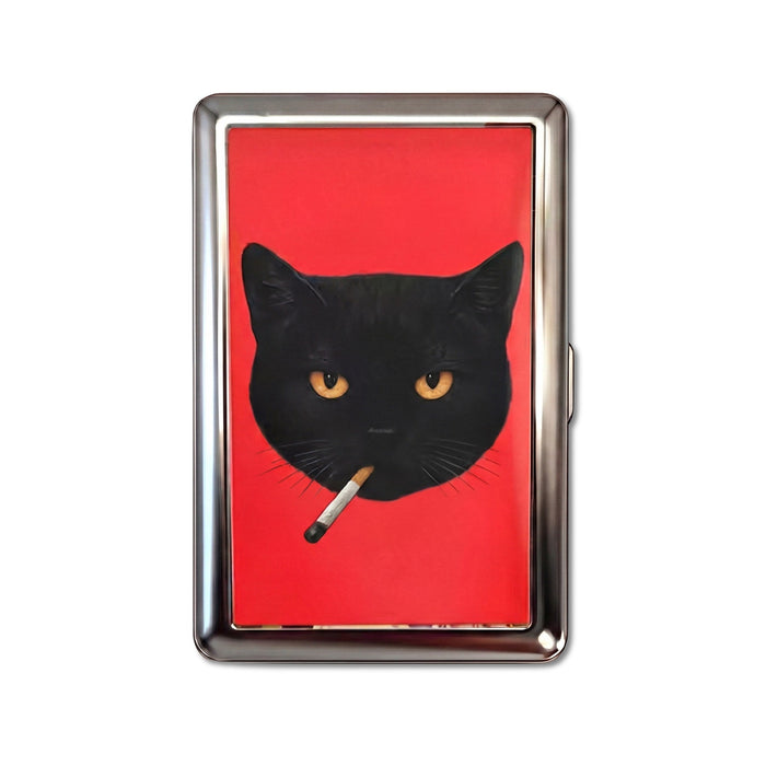 Bad Habit Tin Cardholder Wallet Chrome