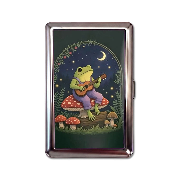 Toad Serenade Tin Cardholder Wallet Chrome