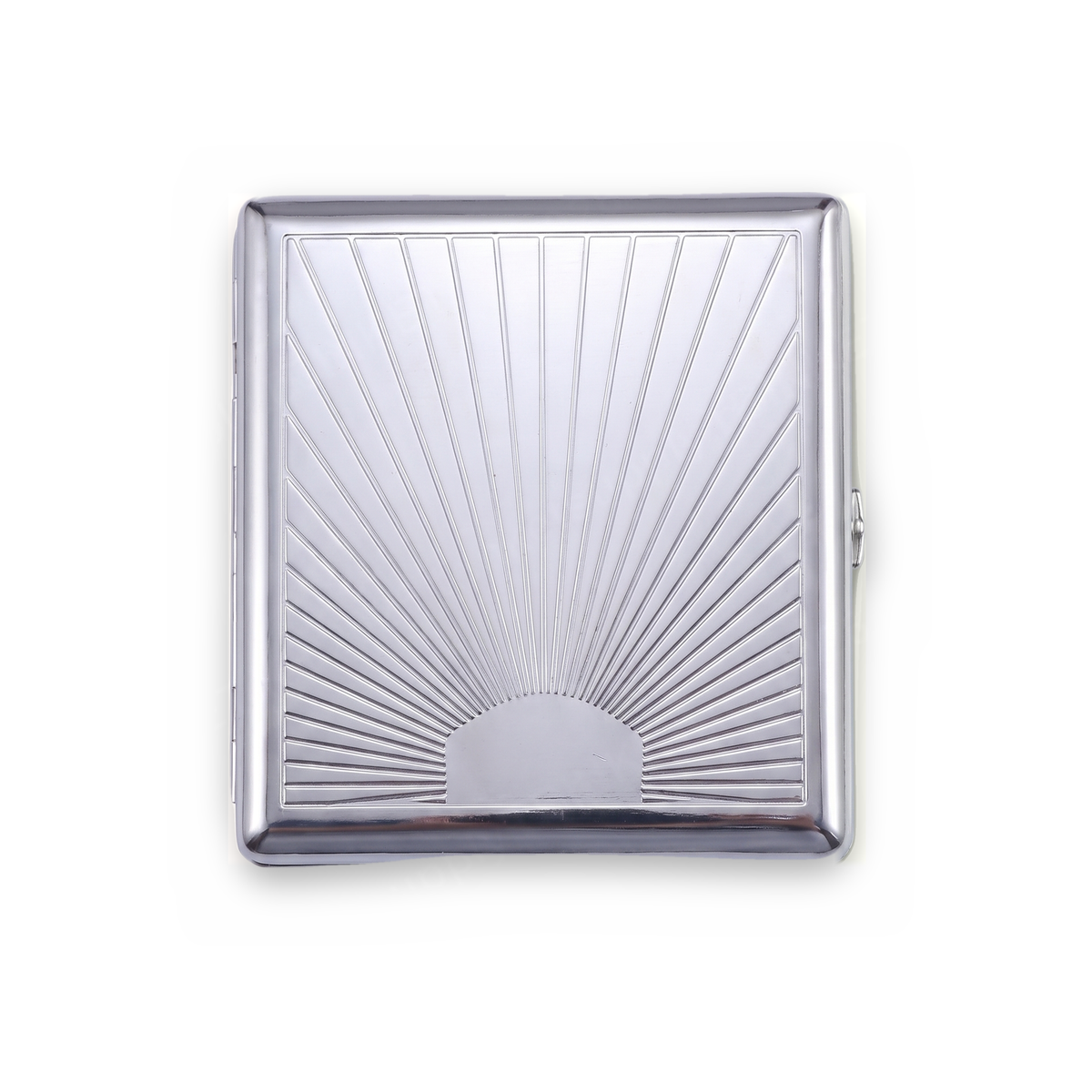 Solstice Tin Cardholder Wallet Chrome