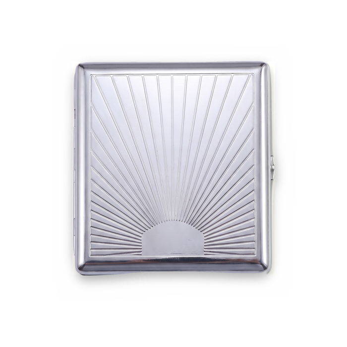 Solstice Tin Cardholder Wallet Chrome