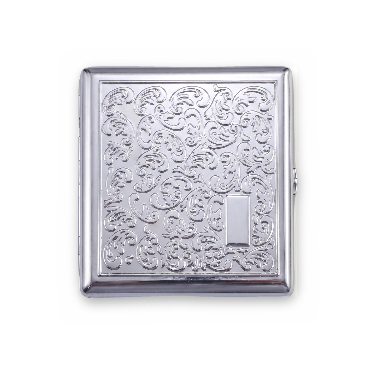 Haunted Wallpaper Tin Cardholder Wallet Chrome
