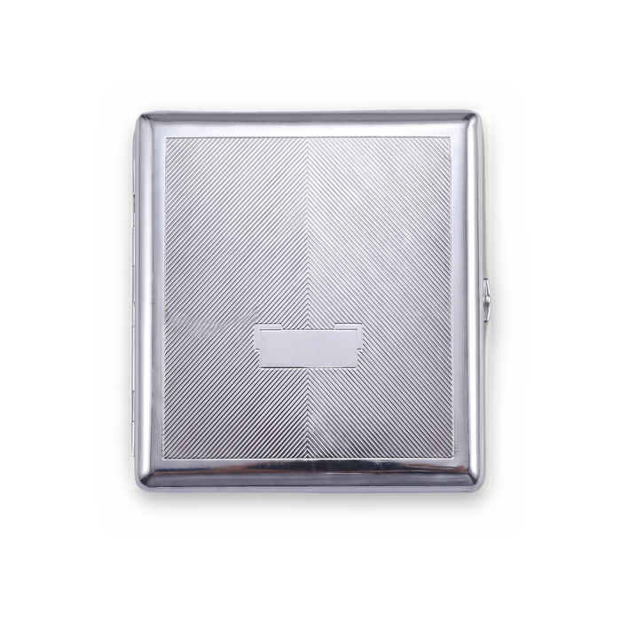 Static Tin Cardholder Wallet Chrome