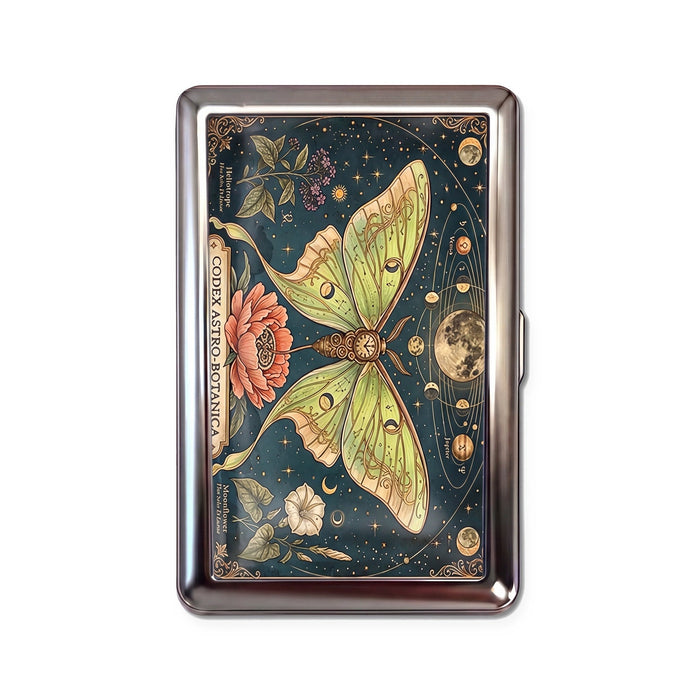 Luna Codex Tin Cardholder Wallet Chrome