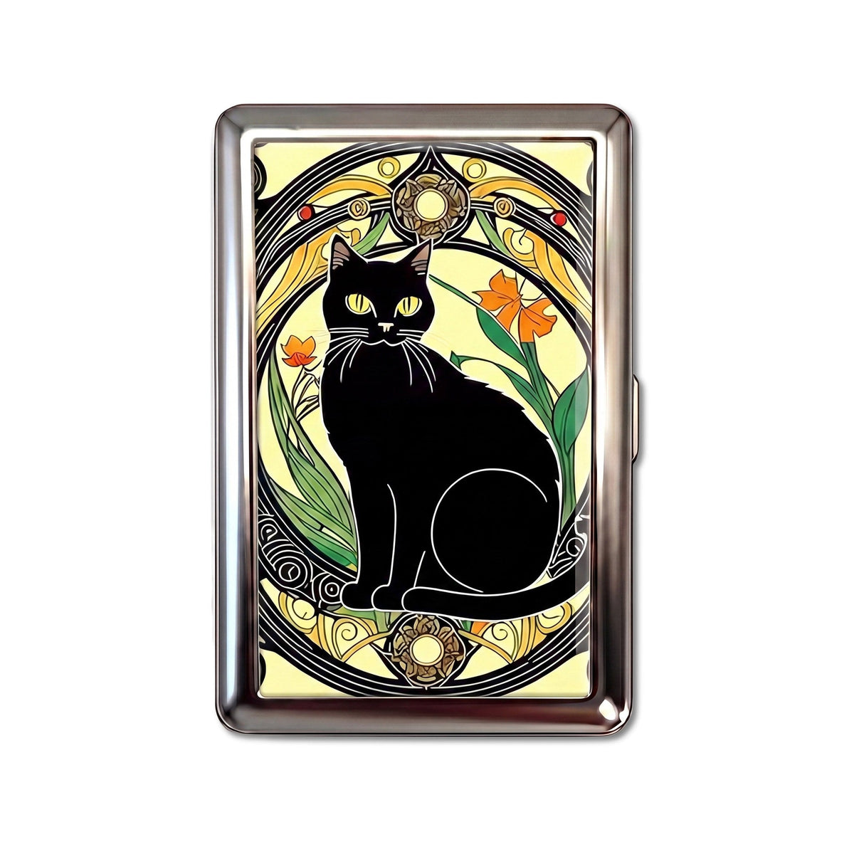 Nouveau Noir Tin Cardholder Wallet