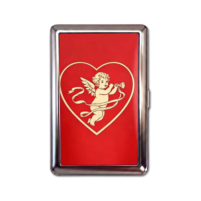Sweet Nothings Tin Cardholder Wallet Chrome