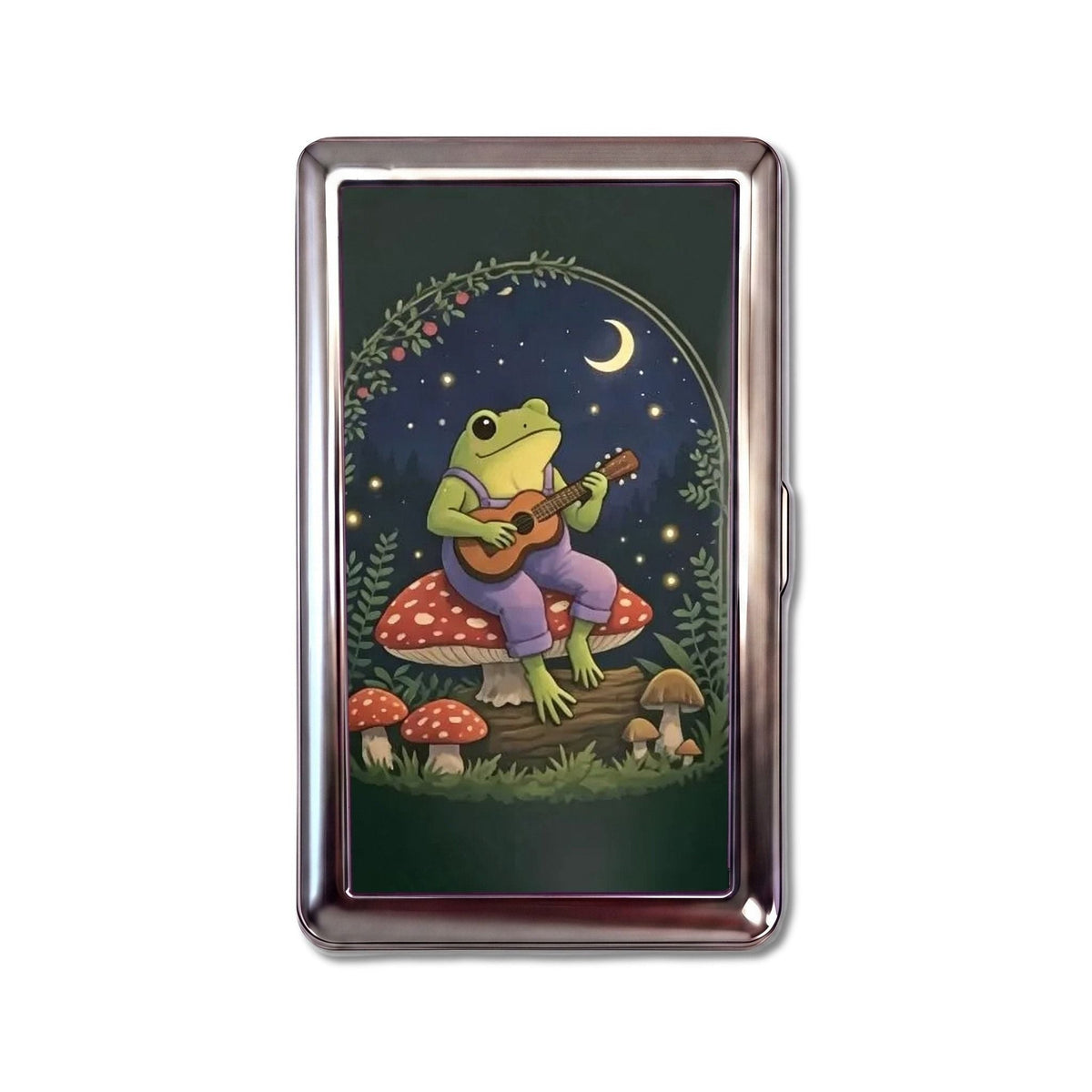 Toad Serenade Tin Cardholder Wallet Chrome
