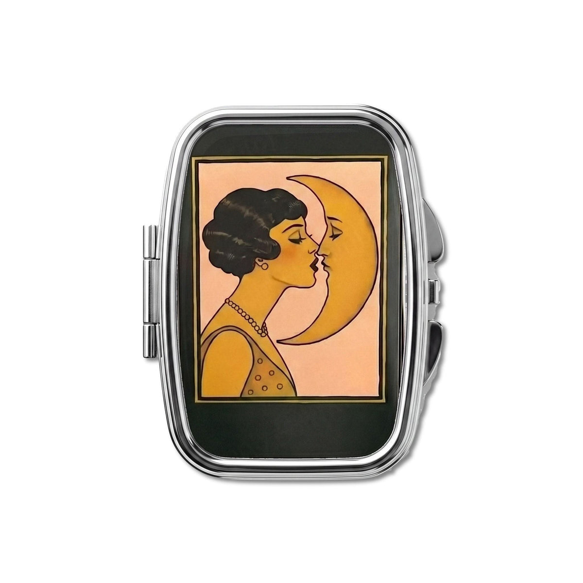 Moonlit Kiss Pill Box Chrome