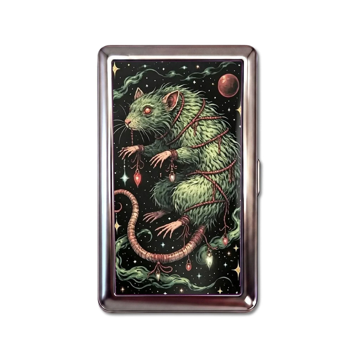 Astral Rat Tin Cardholder Wallet Chrome